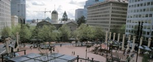 PPS's work with Pioneer Courthouse Square included efforts to connect the Courthouse to the Square.