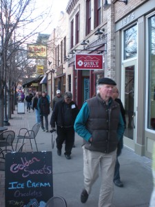 Golden, Colorado’s small businesses benefit from having shoppers on their feet, walking down consistently active and pedestrian friendly streets.