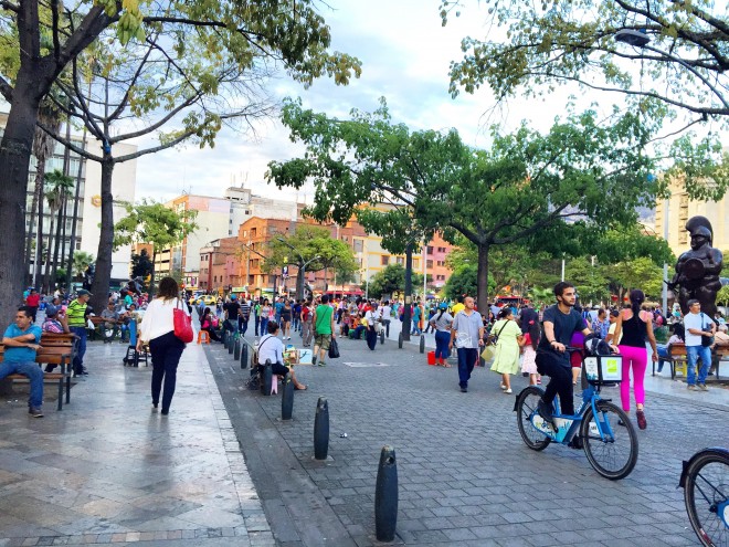 A great public space, like Old Town in Medellin, has a wide variety of things to do | Photo by PPS